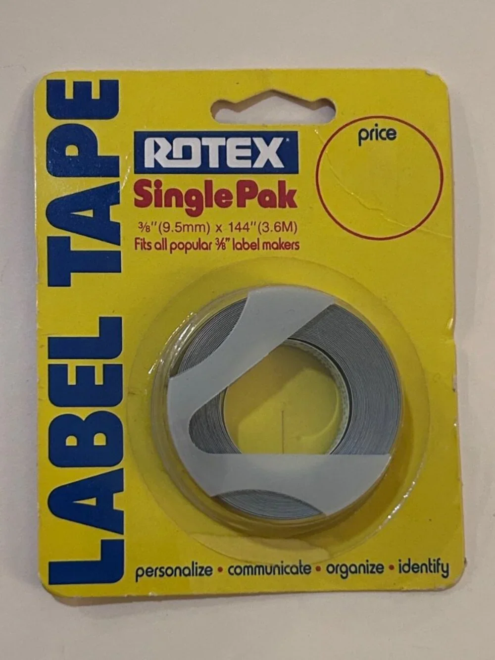 Rotex Lable Tape for Label Maker Lettering Gun - Picture 1 of 4
